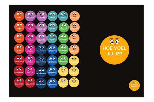 Kleur je humeur set 4x onderbouw - 4x bovenbouw